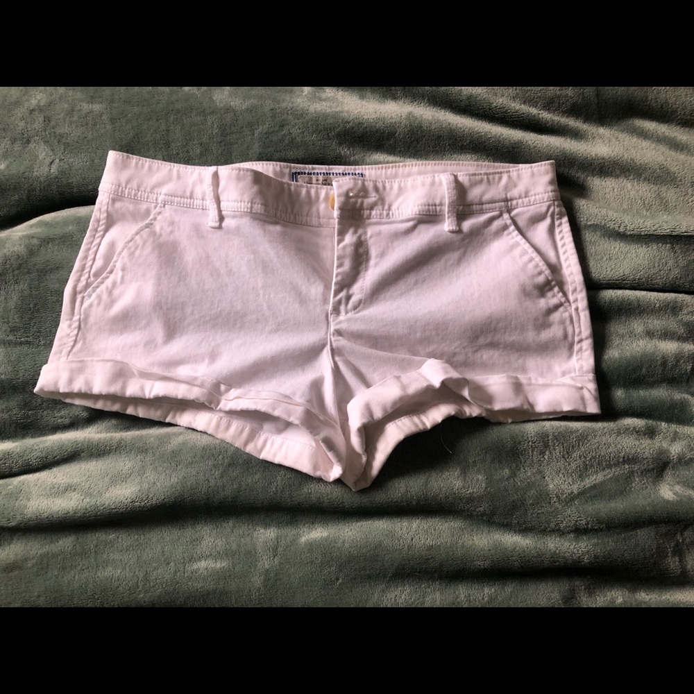 White Abercrombie Shorts